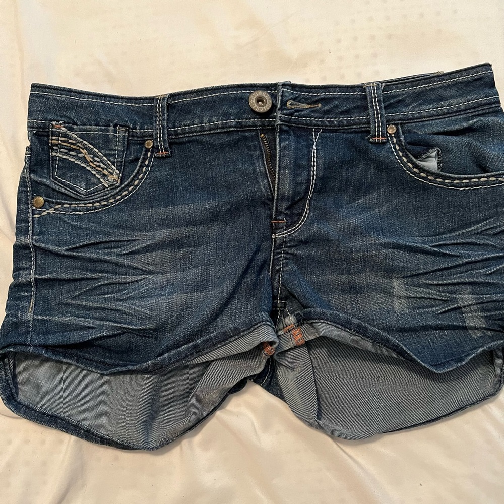 Dark Denim Shorts